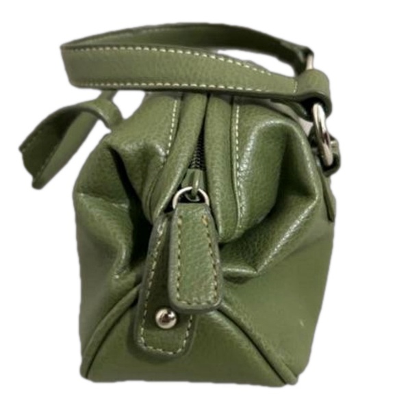 Nine West Army Green Adorable Mini Handbag with Silver Hardware - Picture 4 of 7